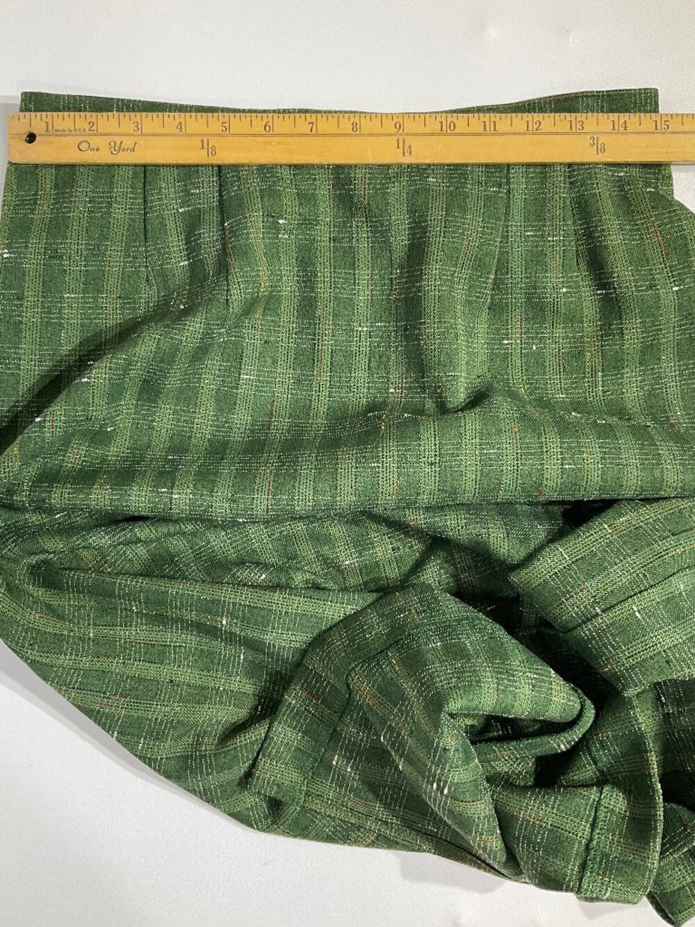 Sag Harbor Sz 12 Green Midi Plaid Pencil Skirt Womens - Picture 6 of 10
